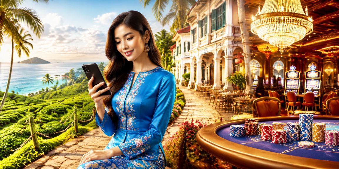Pemain di Ipoh menerima bonus deposit VIP melalui platform 190 dengan pakaian tradisional